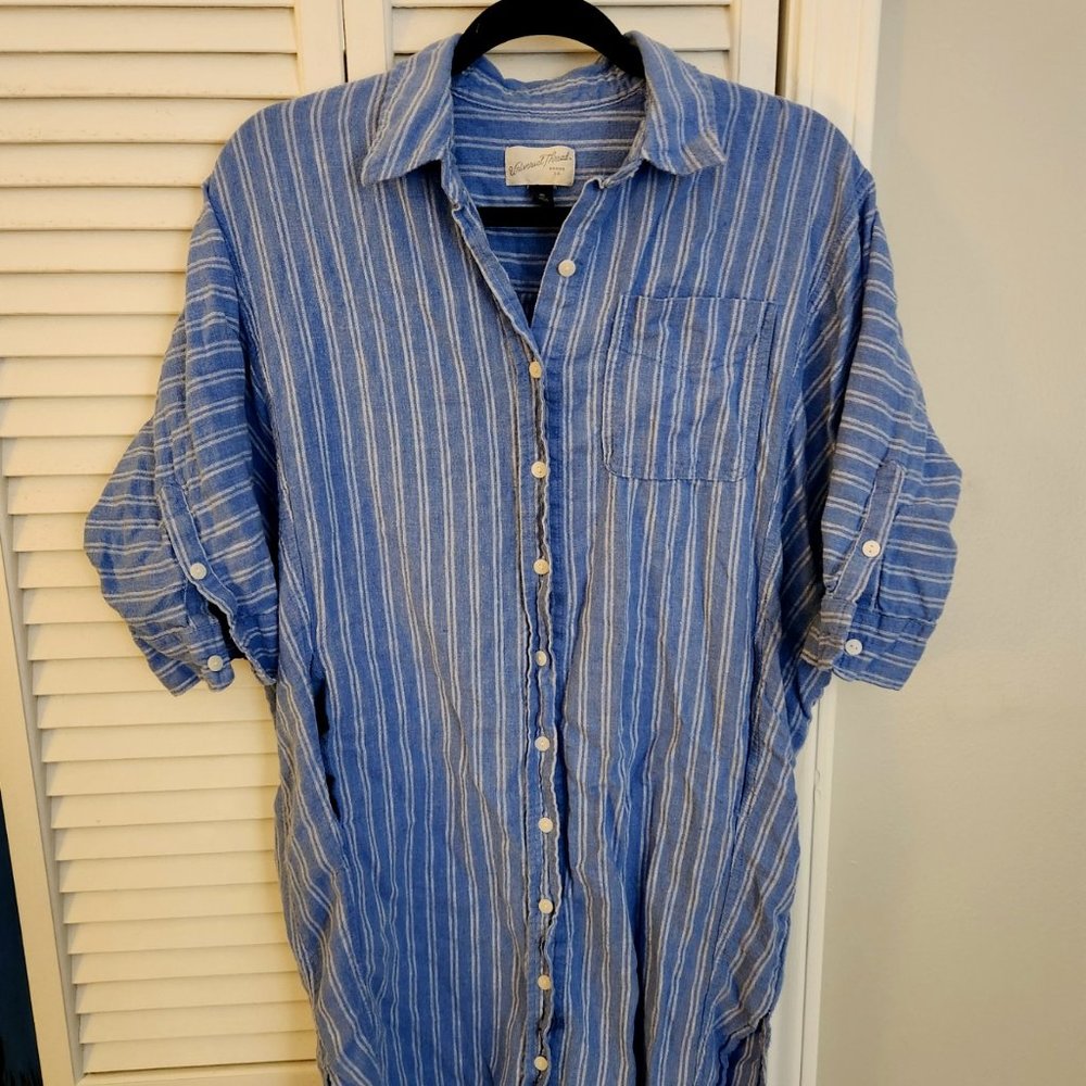 Universal Thread Button Down Shirt Dress
